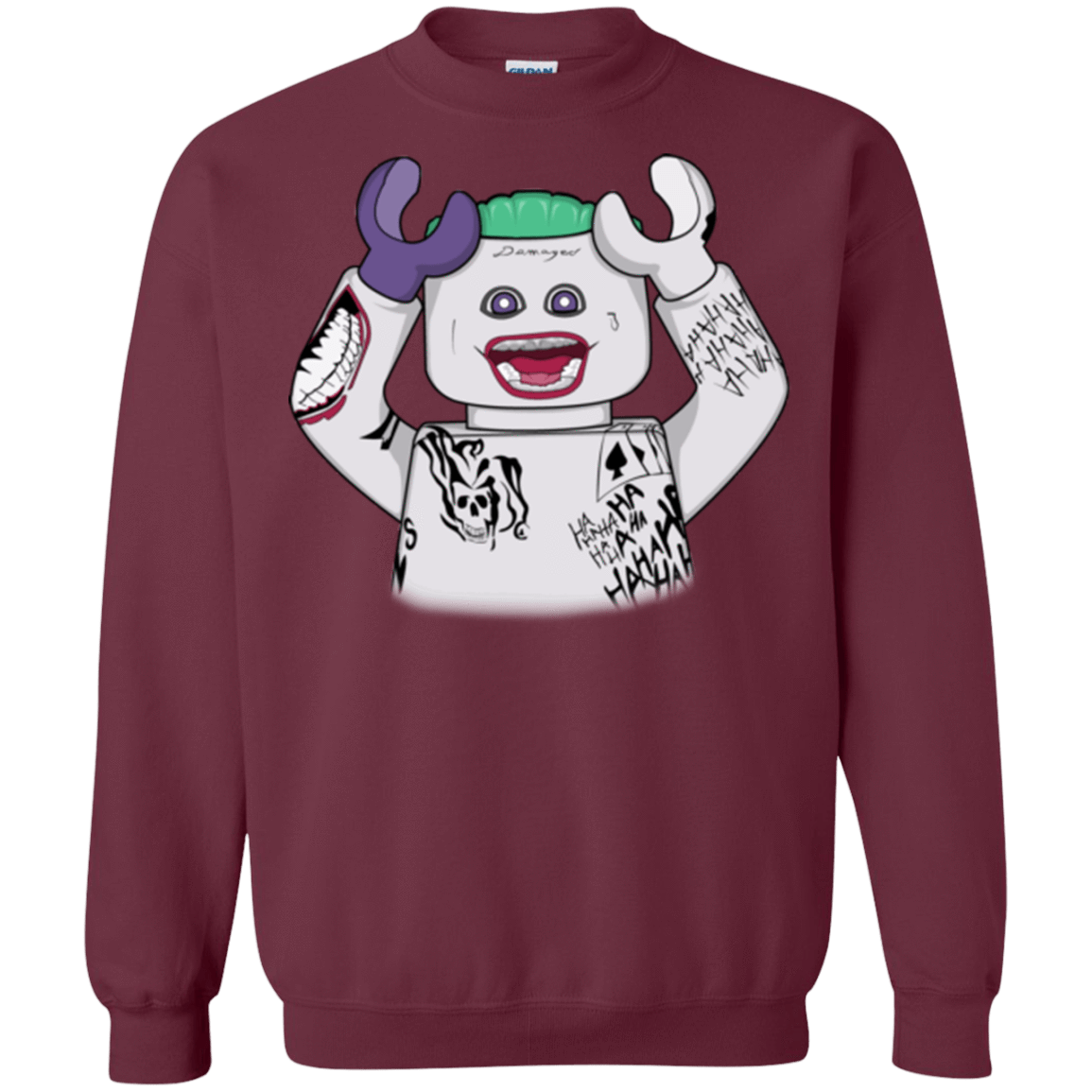 Sweatshirts Maroon / Small Jared Lego Crewneck Sweatshirt