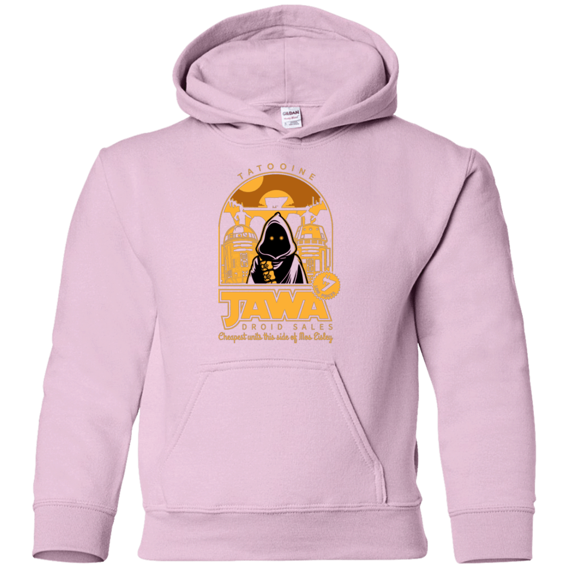 Sweatshirts Light Pink / YS Jawa Droid Sales Youth Hoodie