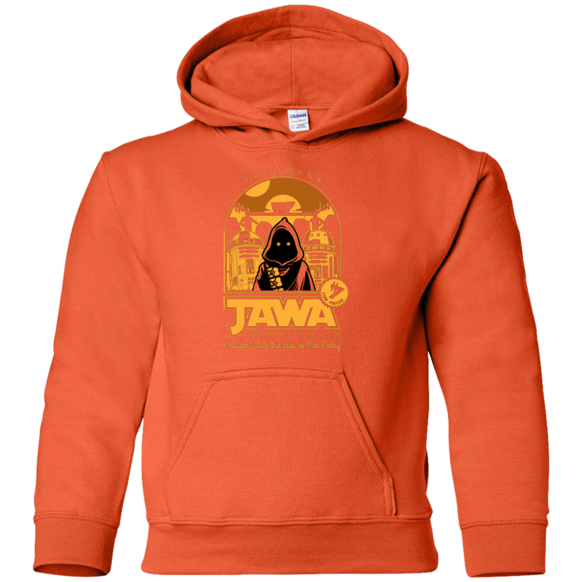 Sweatshirts Orange / YS Jawa Droid Sales Youth Hoodie
