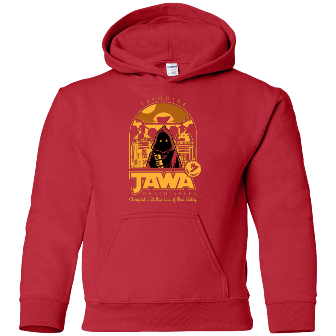 Sweatshirts Red / YS Jawa Droid Sales Youth Hoodie