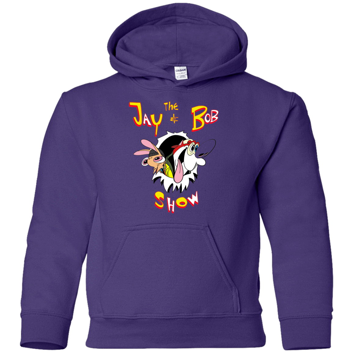 Sweatshirts Purple / YS Jay & Bob Youth Hoodie