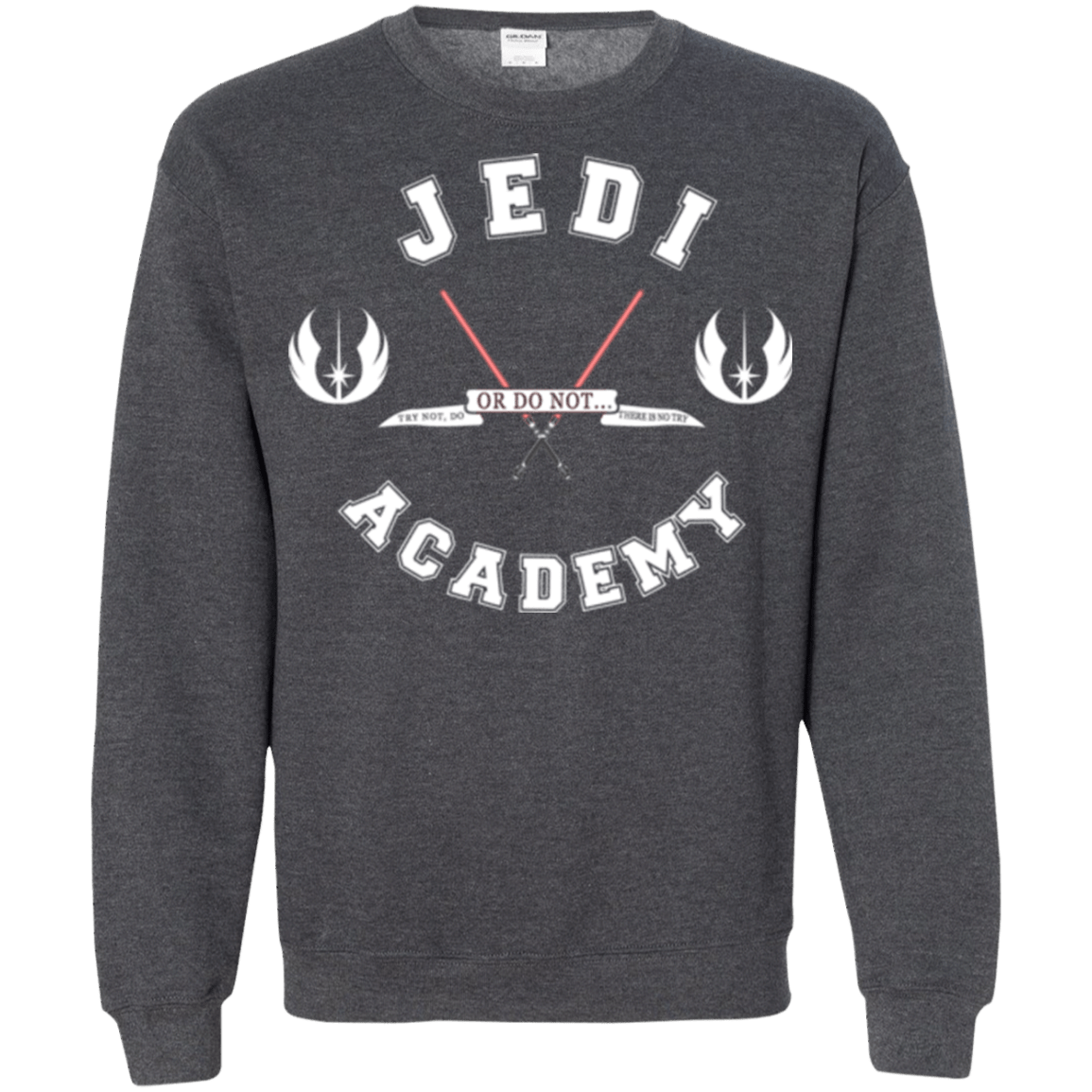Sweatshirts Dark Heather / Small Jedi academy Crewneck Sweatshirt