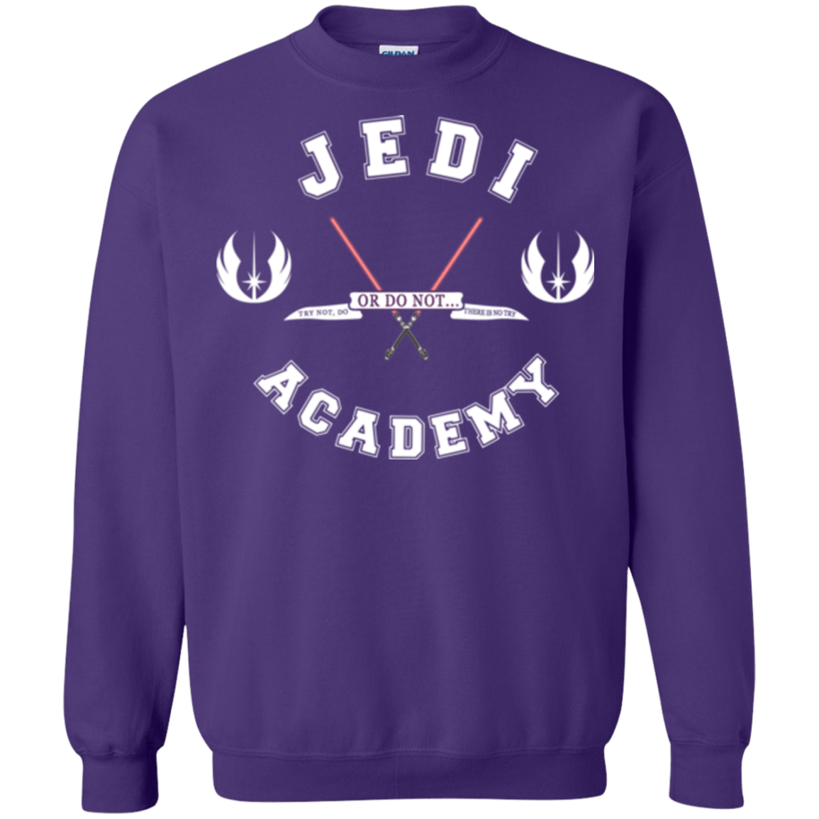 Sweatshirts Purple / Small Jedi academy Crewneck Sweatshirt