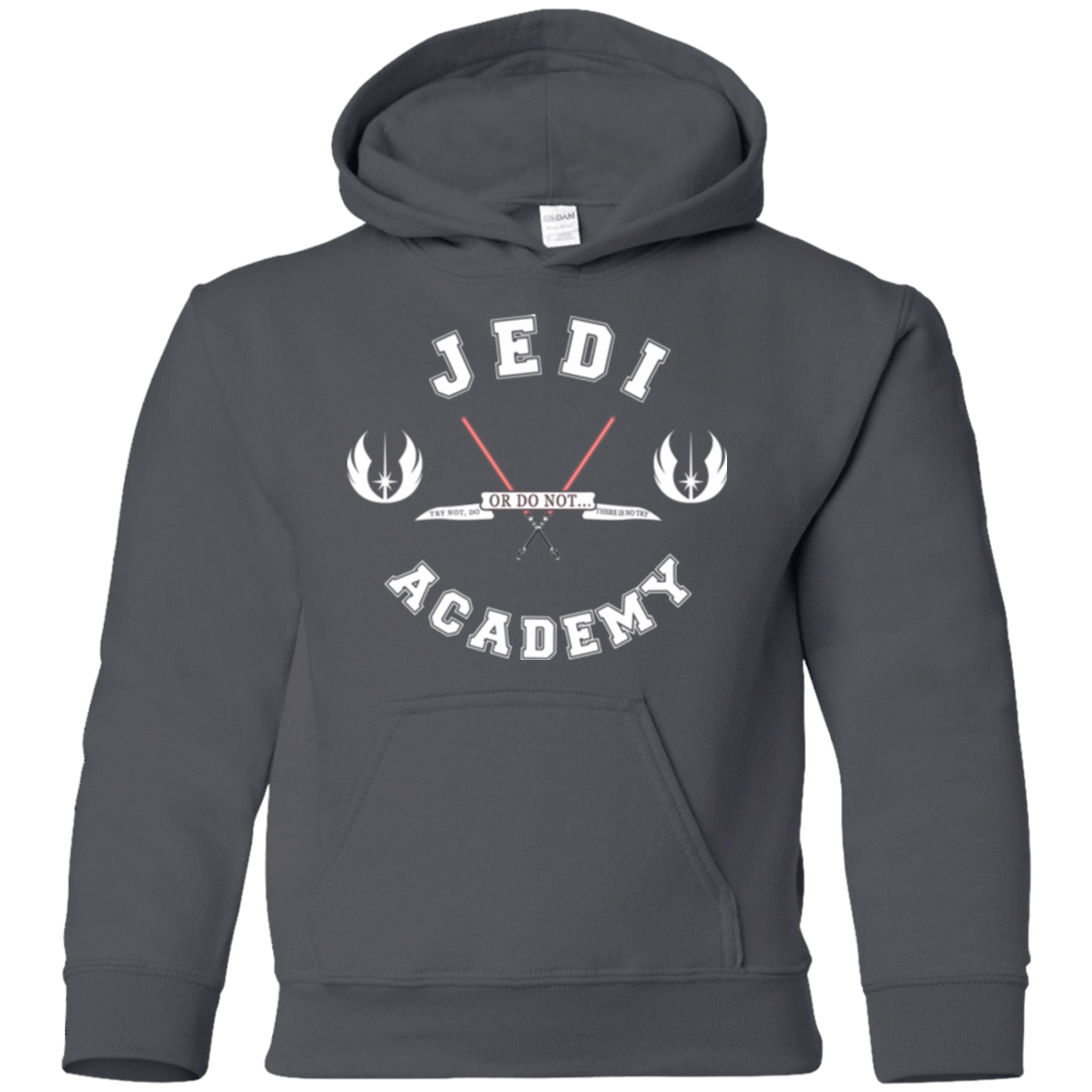 Sweatshirts Charcoal / YS Jedi academy Youth Hoodie