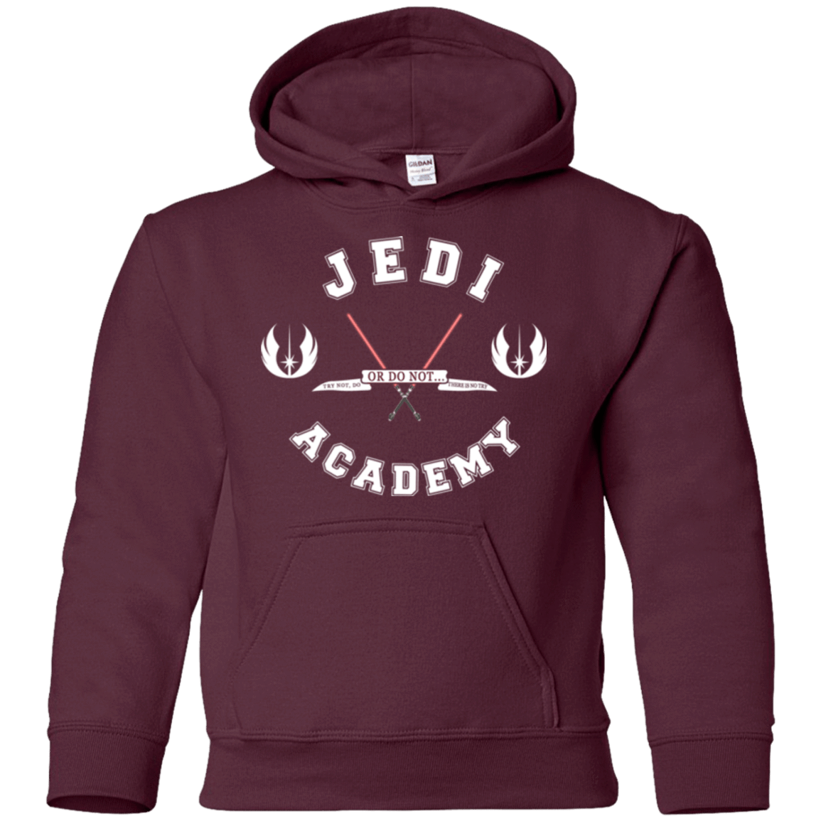 Sweatshirts Maroon / YS Jedi academy Youth Hoodie