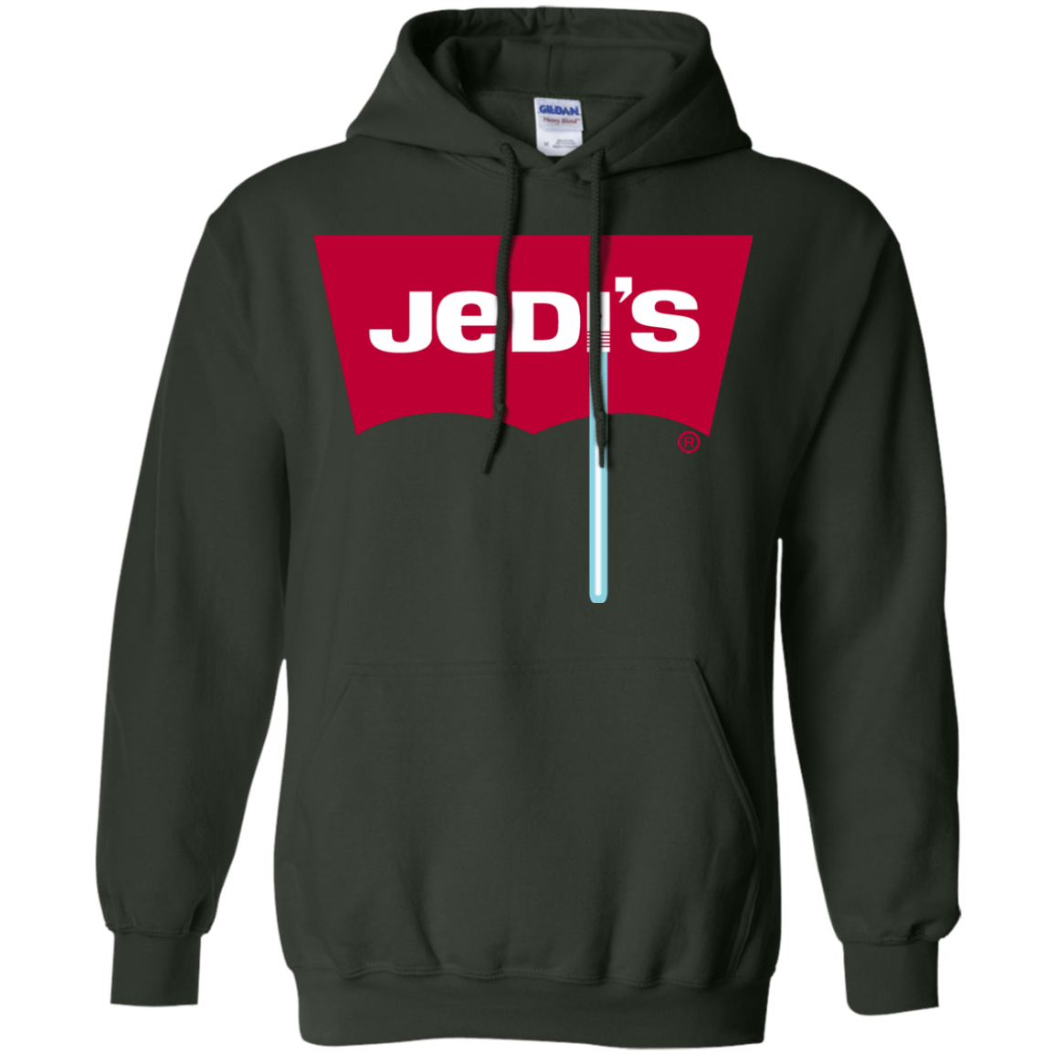 Sweatshirts Forest Green / S Jedi's Pullover Hoodie
