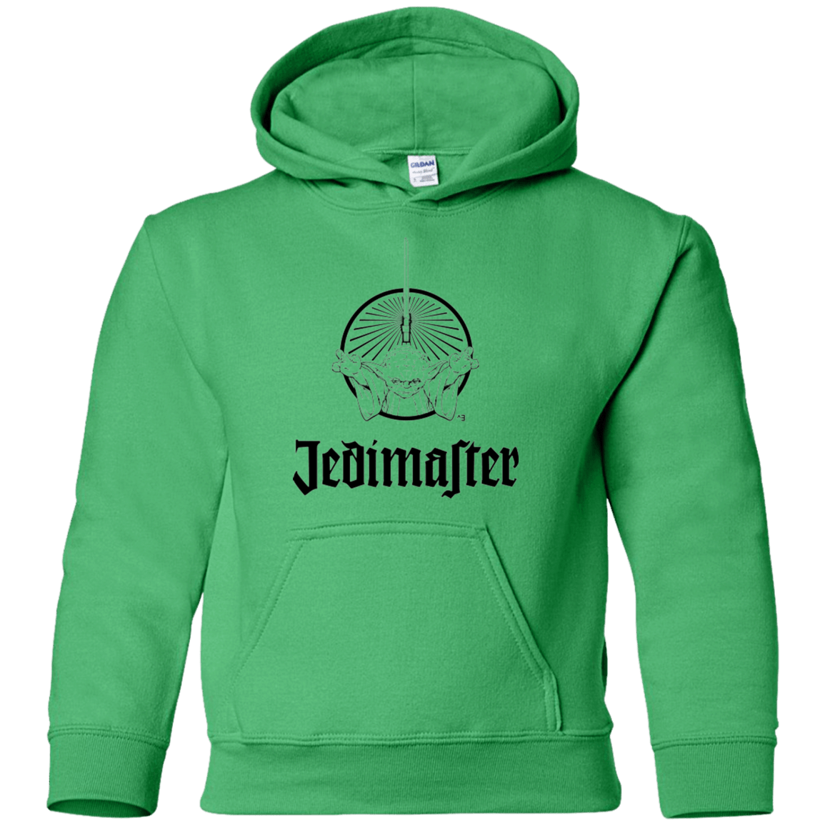 Sweatshirts Irish Green / YS Jedimaster Youth Hoodie