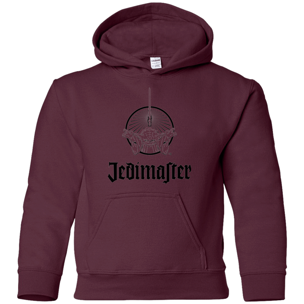Sweatshirts Maroon / YS Jedimaster Youth Hoodie