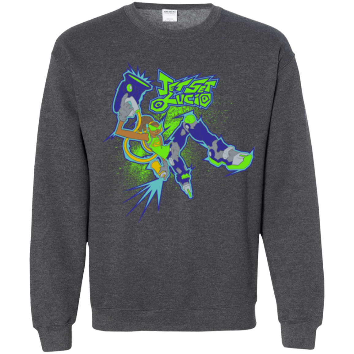 Sweatshirts Dark Heather / Small Jet Set Lucio Crewneck Sweatshirt