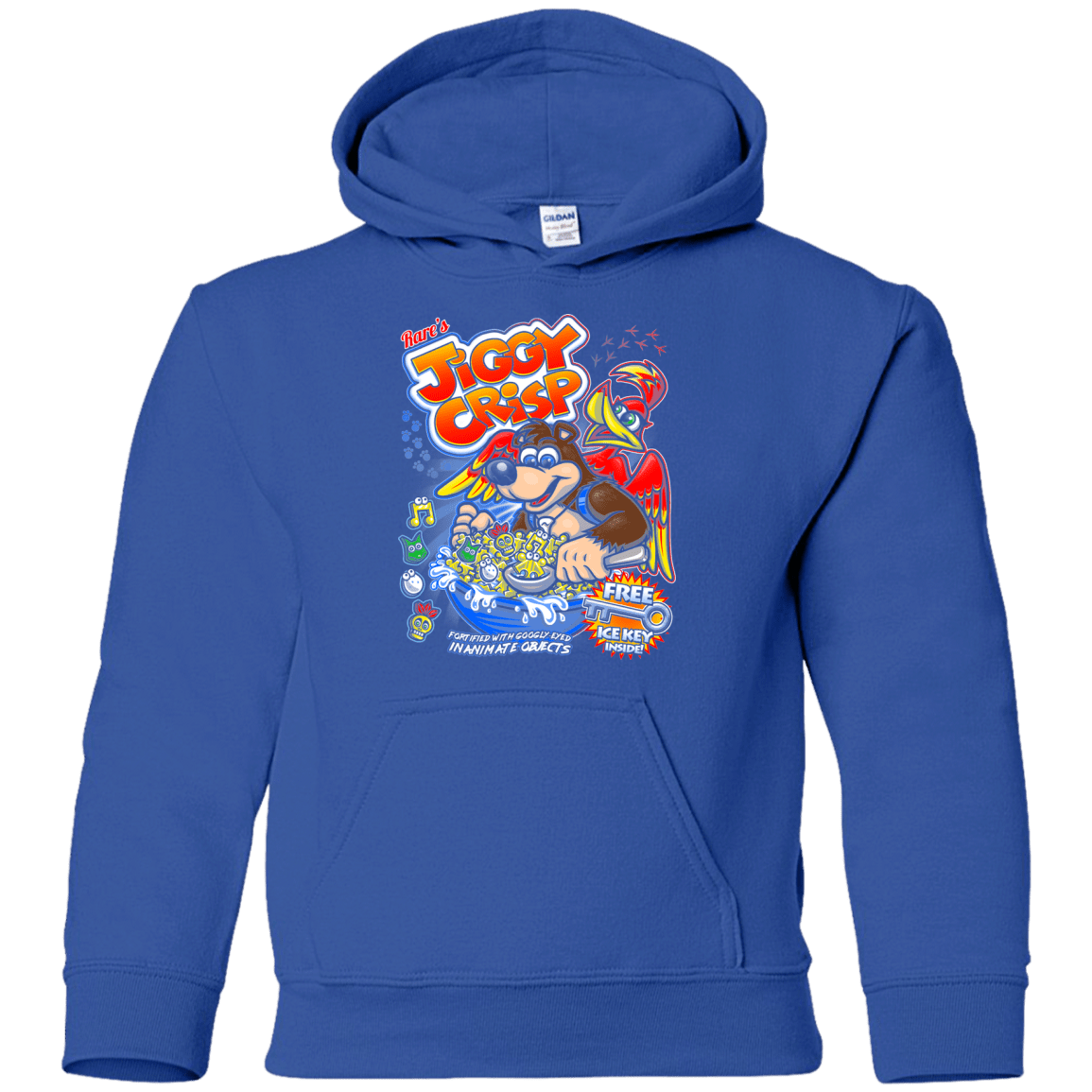 Sweatshirts Royal / YS Jiggy Crisp Cereal Youth Hoodie