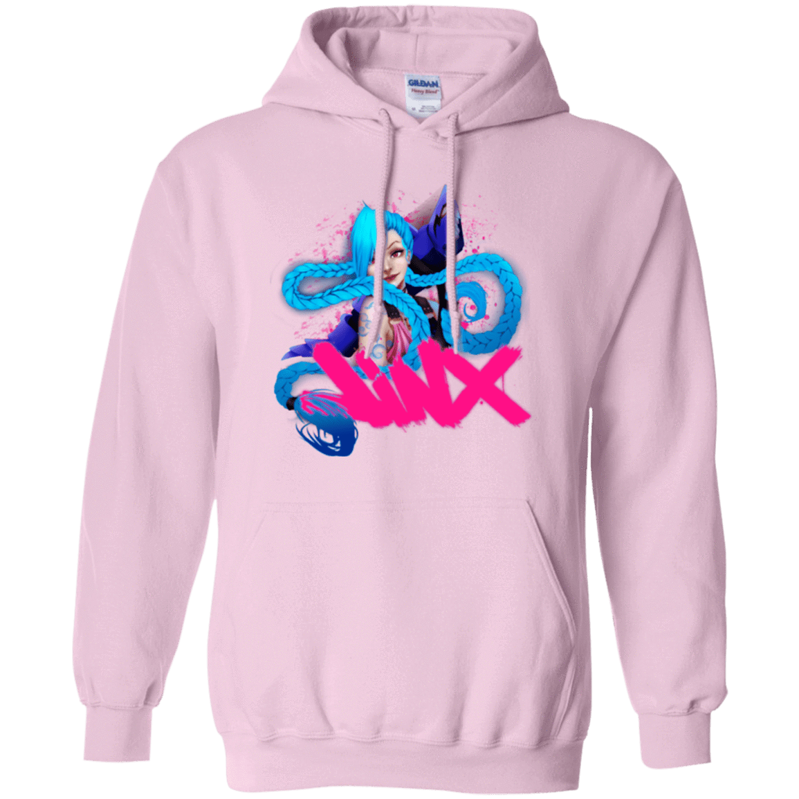 Sweatshirts Light Pink / Small Jinx Pullover Hoodie