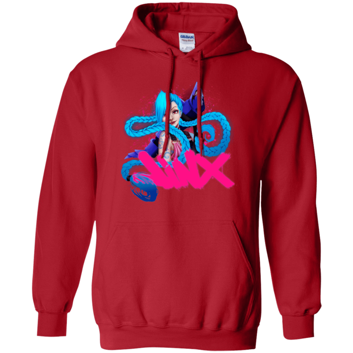 Sweatshirts Red / Small Jinx Pullover Hoodie