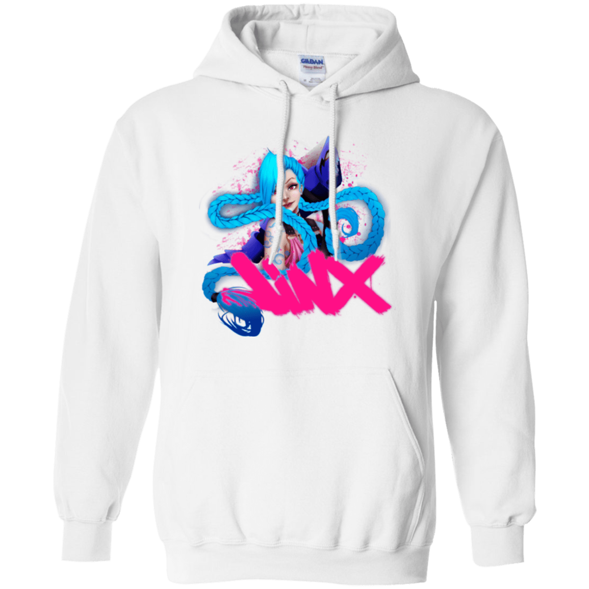 Sweatshirts White / Small Jinx Pullover Hoodie