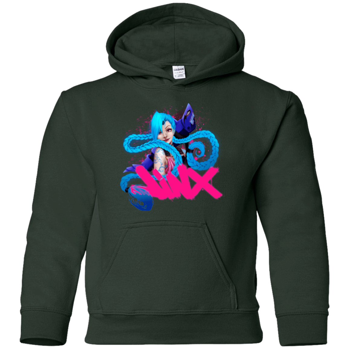 Sweatshirts Forest Green / YS Jinx Youth Hoodie