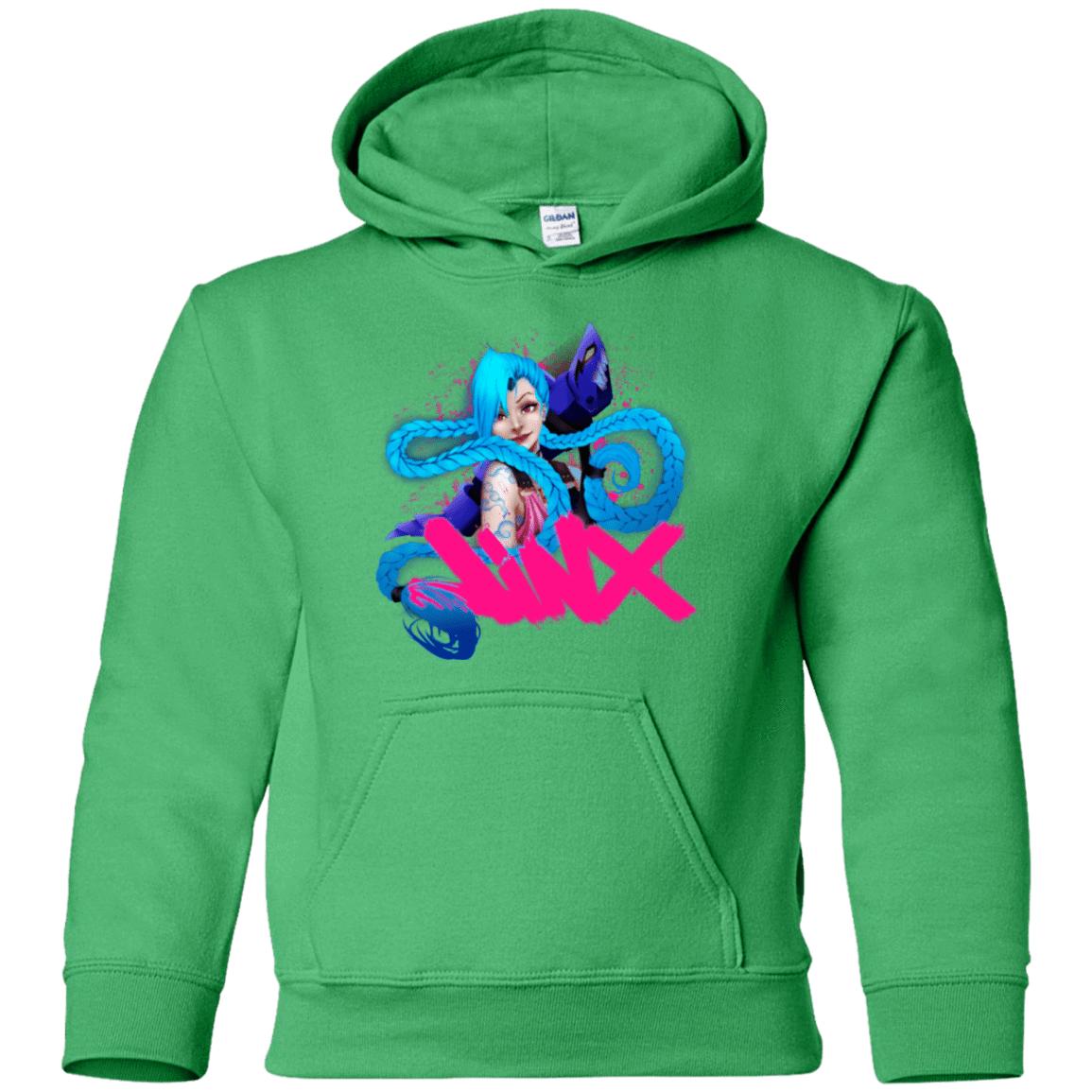 Sweatshirts Irish Green / YS Jinx Youth Hoodie