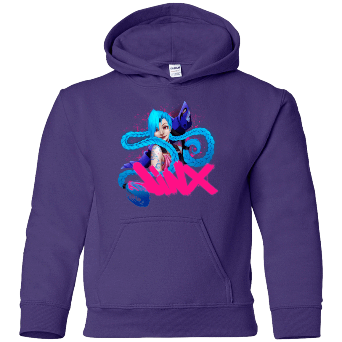 Sweatshirts Purple / YS Jinx Youth Hoodie