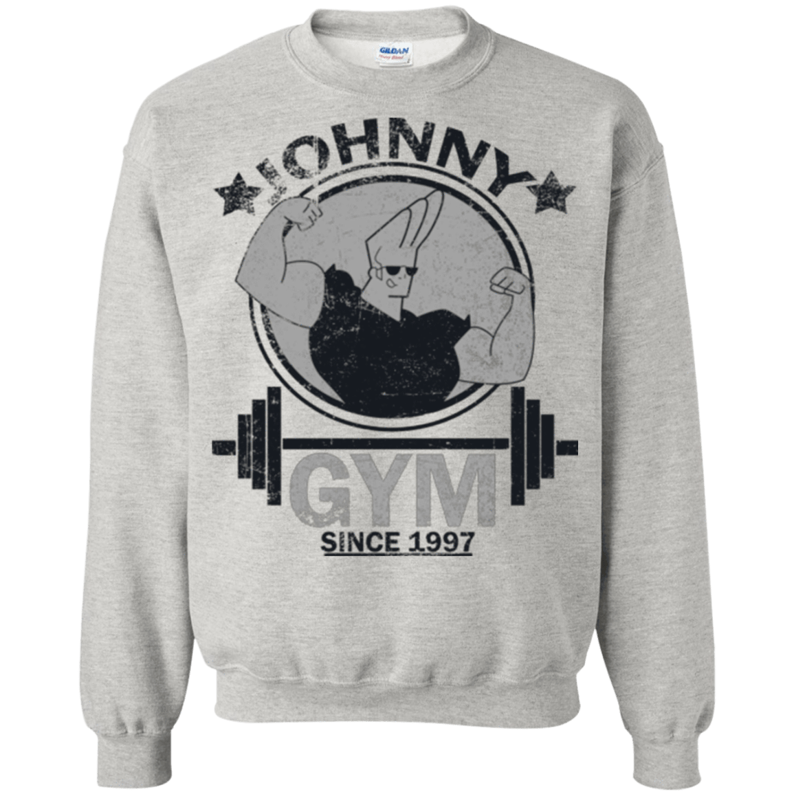 Sweatshirts Ash / Small Johnny Gym Crewneck Sweatshirt