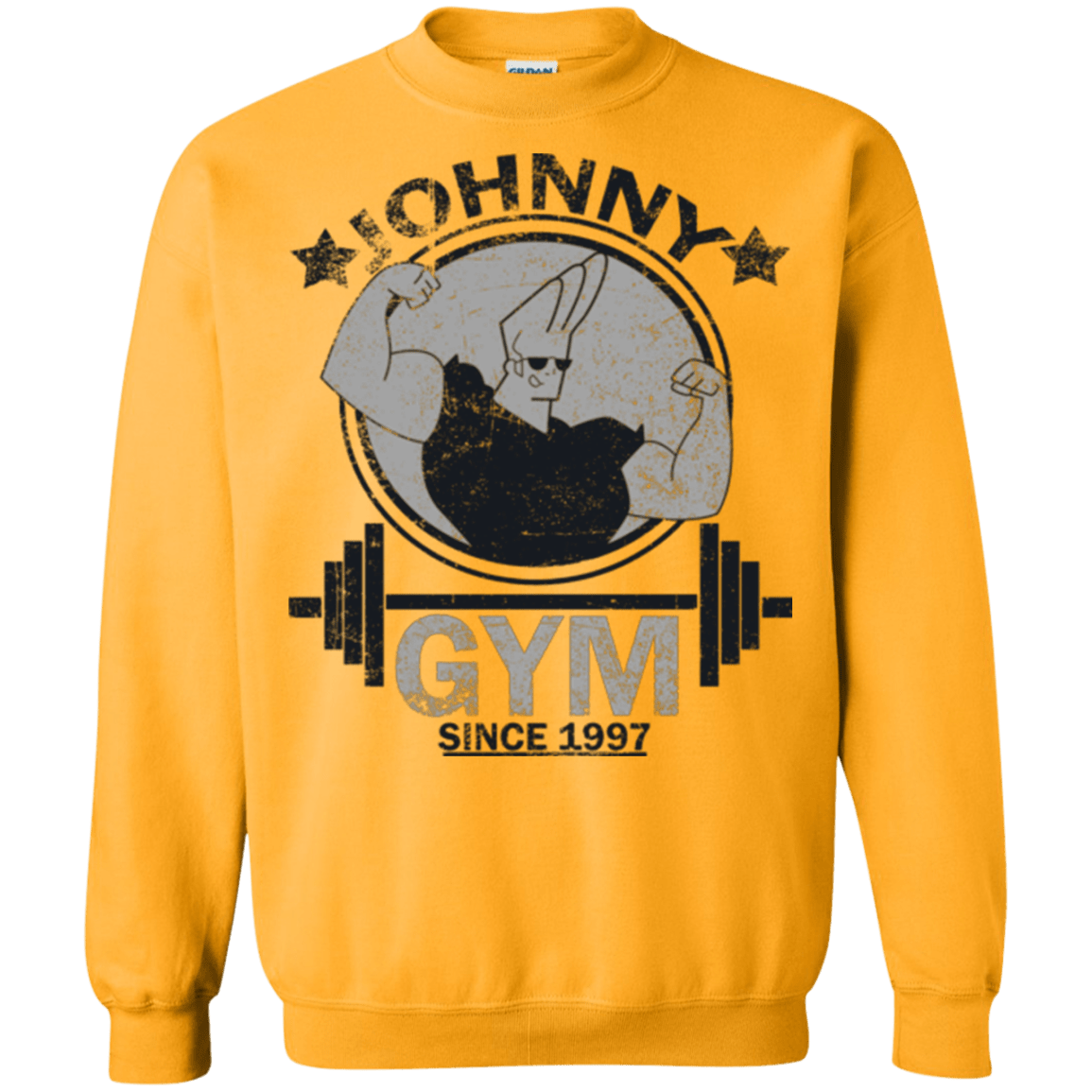 Sweatshirts Gold / Small Johnny Gym Crewneck Sweatshirt