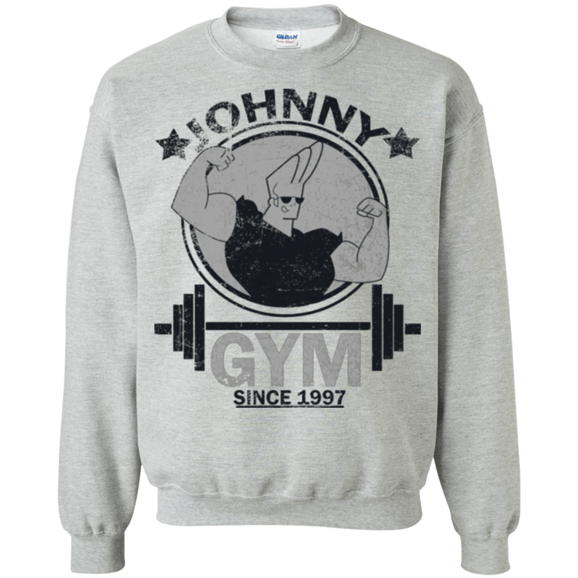Sweatshirts Sport Grey / Small Johnny Gym Crewneck Sweatshirt