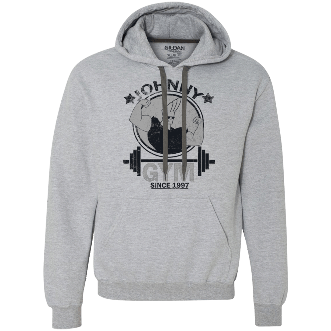 Sweatshirts Sport Grey / Small Johnny Gym Premium Fleece Hoodie