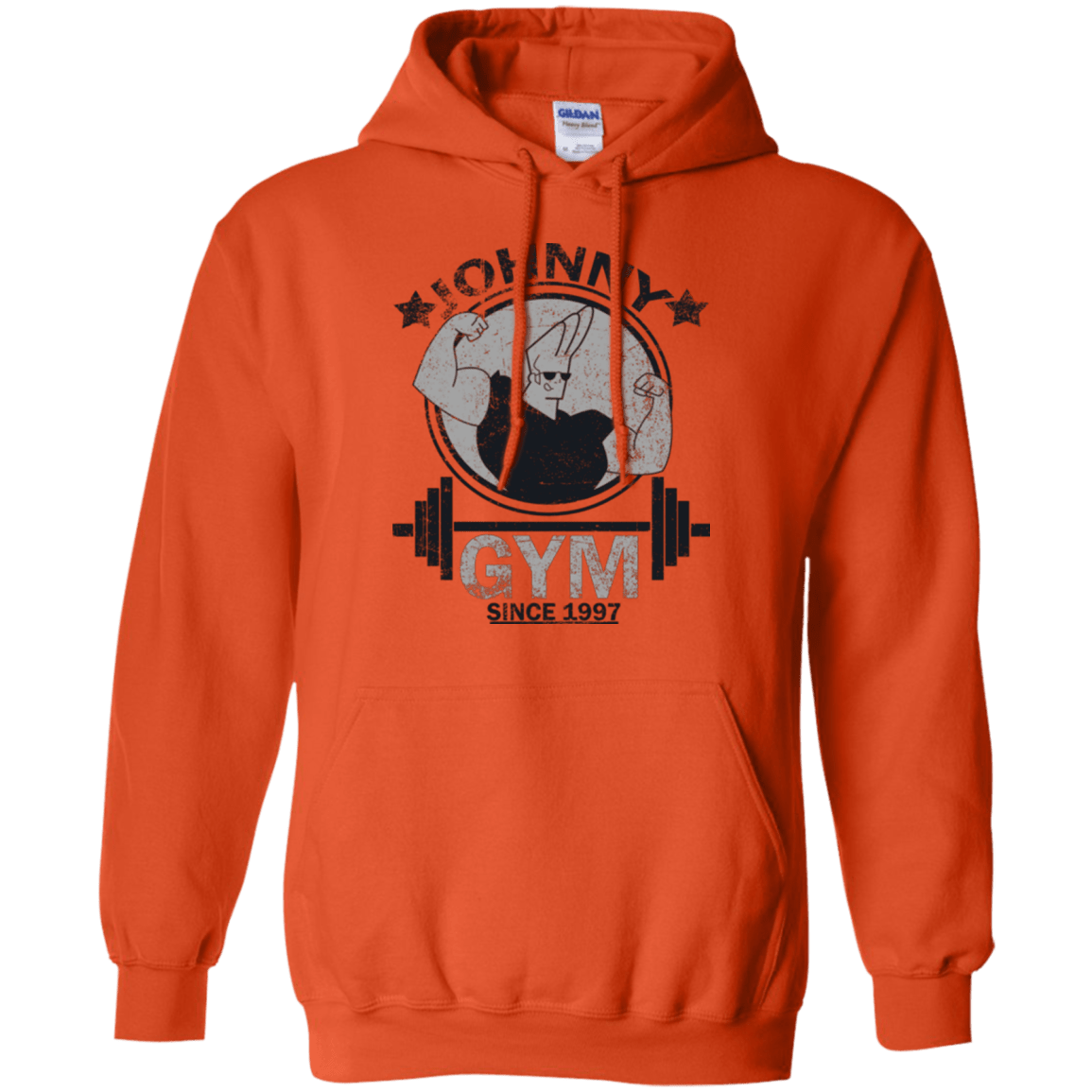 Sweatshirts Orange / Small Johnny Gym Pullover Hoodie