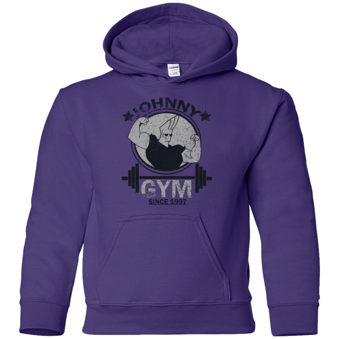 Sweatshirts Purple / YS Johnny Gym Youth Hoodie