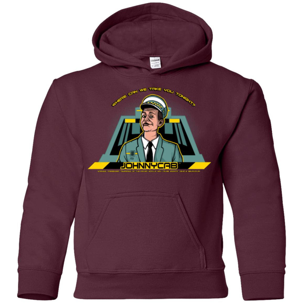 Sweatshirts Maroon / YS Johnnycab Youth Hoodie