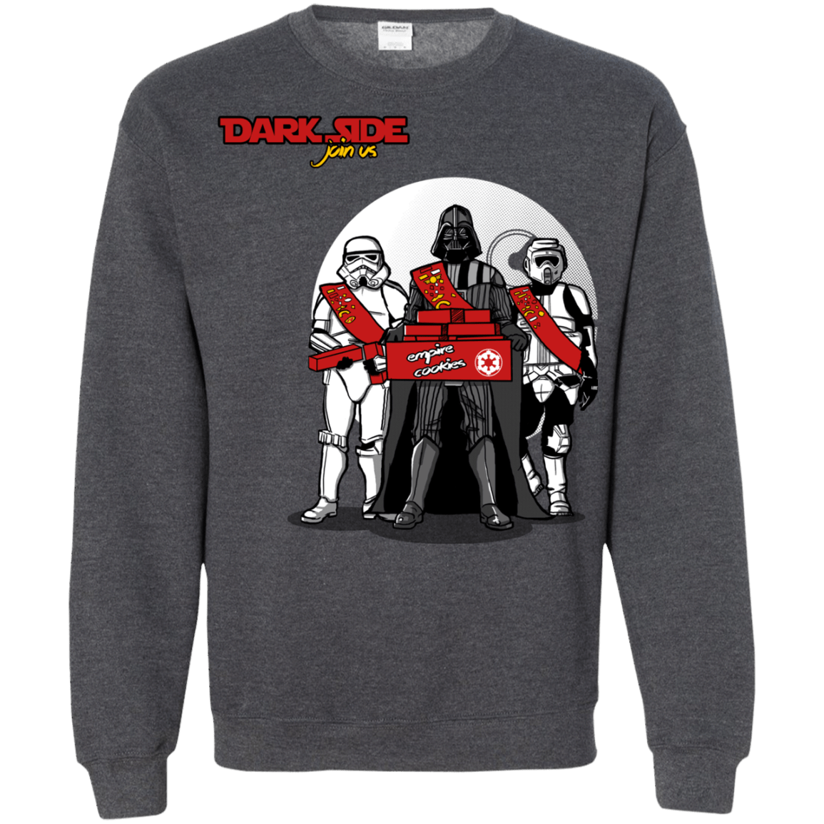 Sweatshirts Dark Heather / S Join The Dark Side Crewneck Sweatshirt