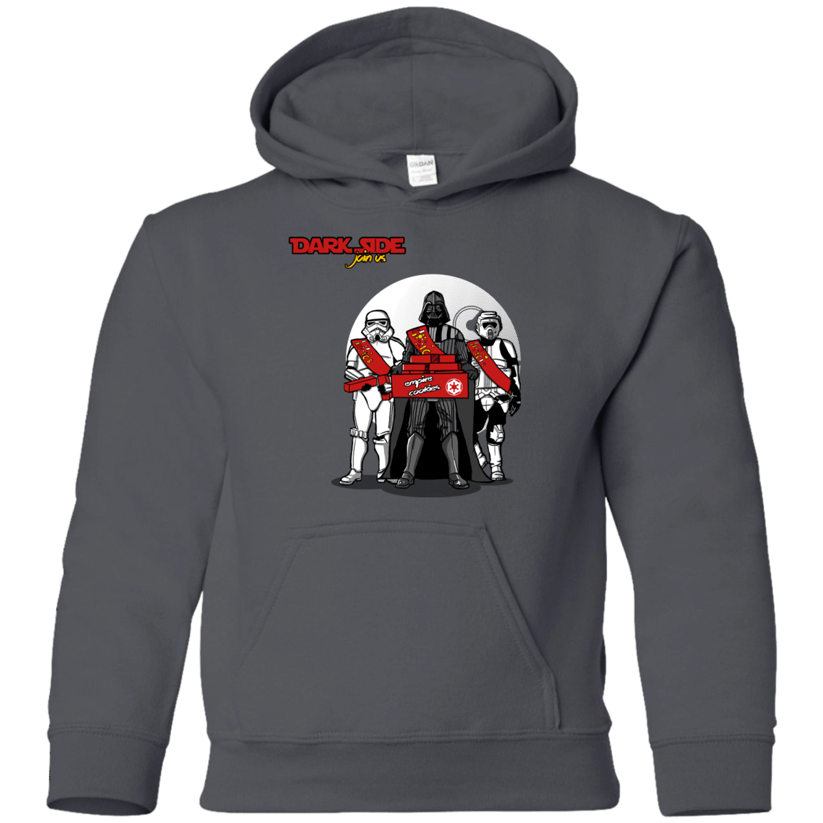 Sweatshirts Charcoal / YS Join The Dark Side Youth Hoodie