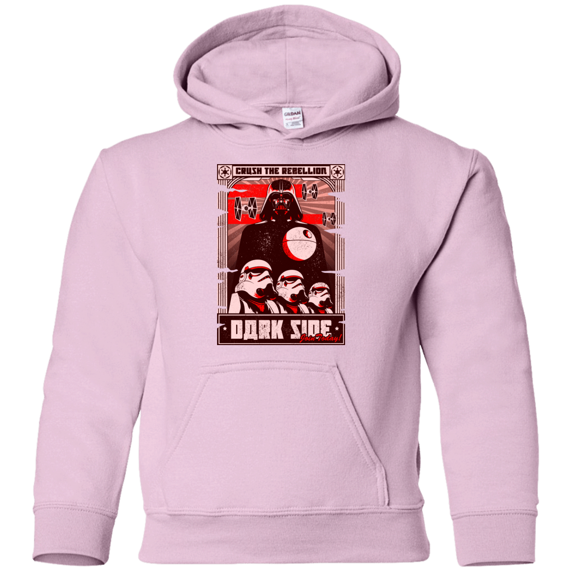 Sweatshirts Light Pink / YS Join the Dark SIde Youth Hoodie