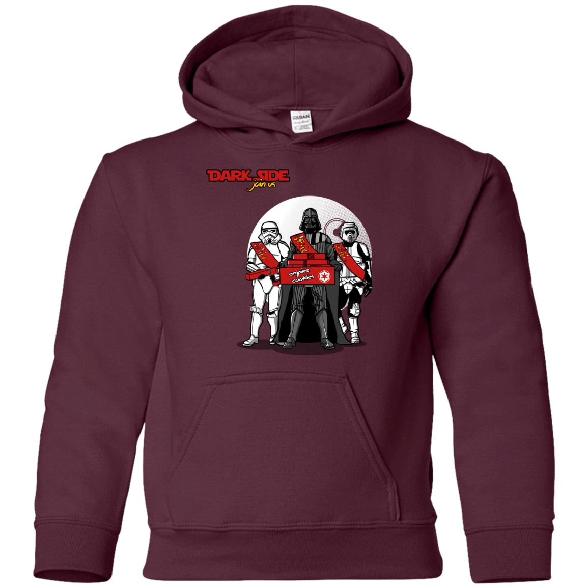 Sweatshirts Maroon / YS Join The Dark Side Youth Hoodie