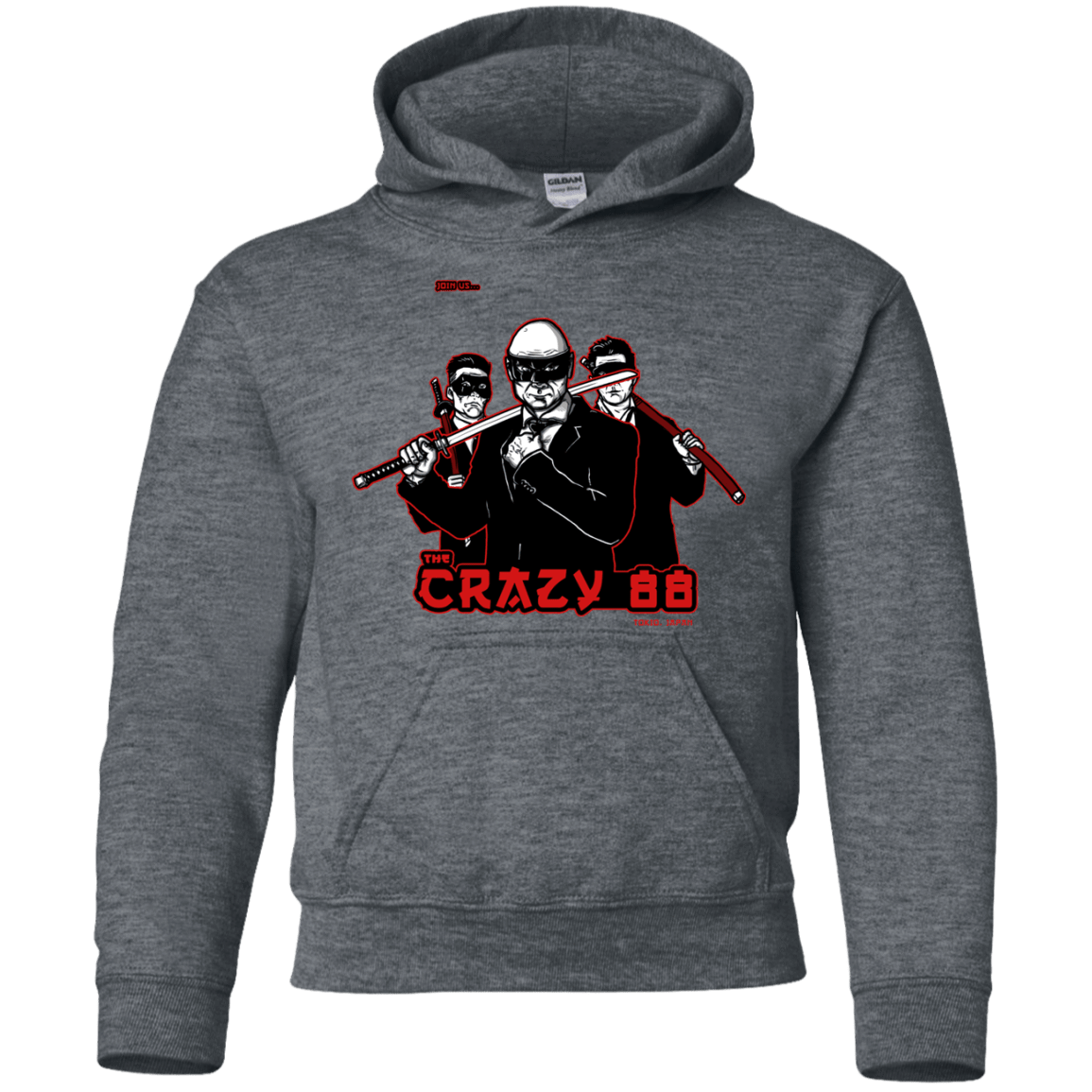 Sweatshirts Dark Heather / YS Join The Gang Youth Hoodie