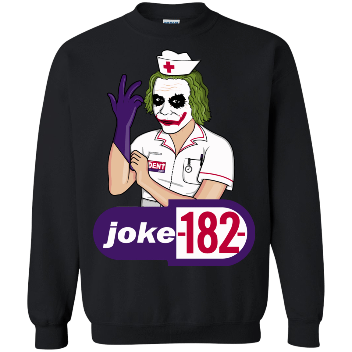Sweatshirts Black / Small Joke182 Crewneck Sweatshirt