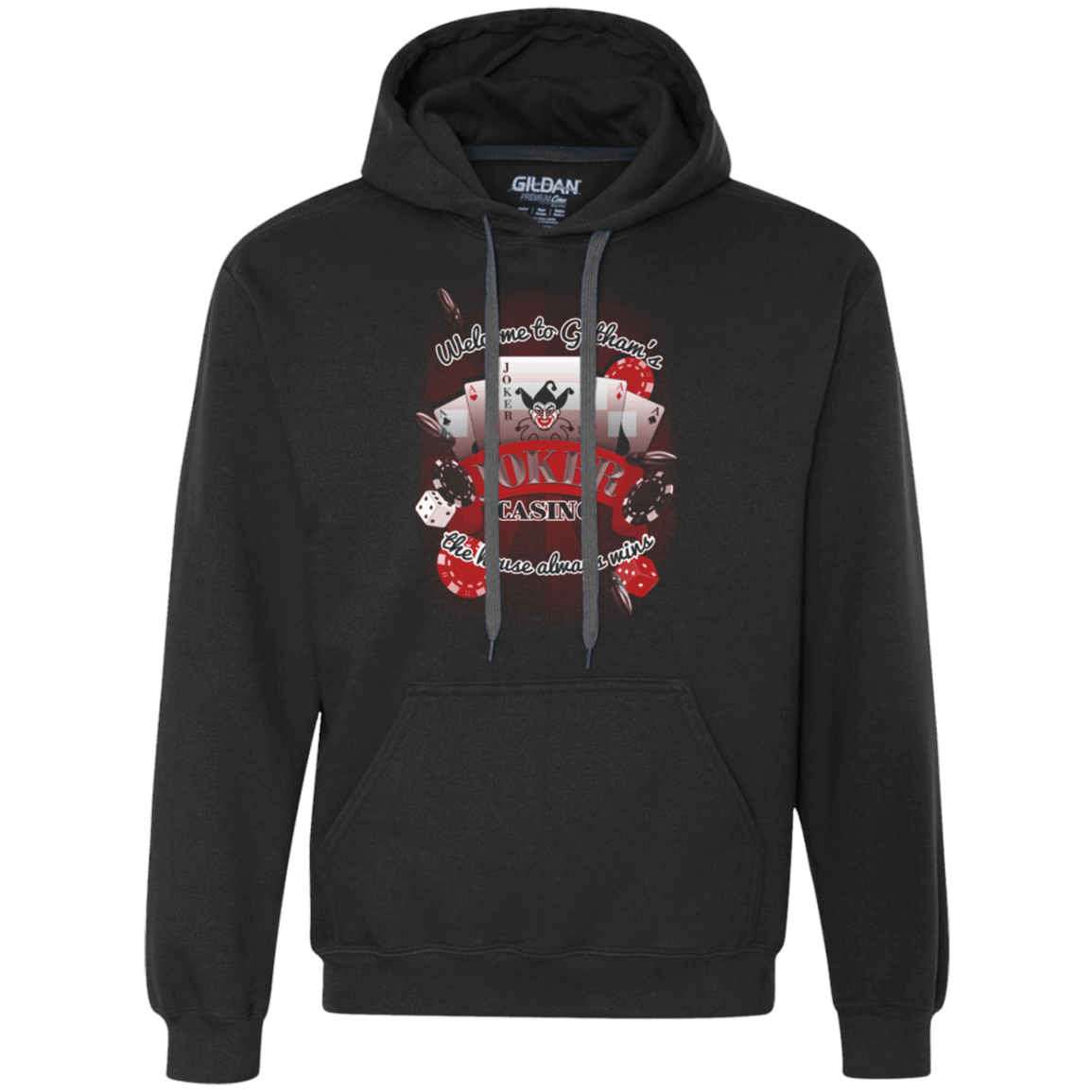 Sweatshirts Black / Small JOKER CASINO Premium Fleece Hoodie