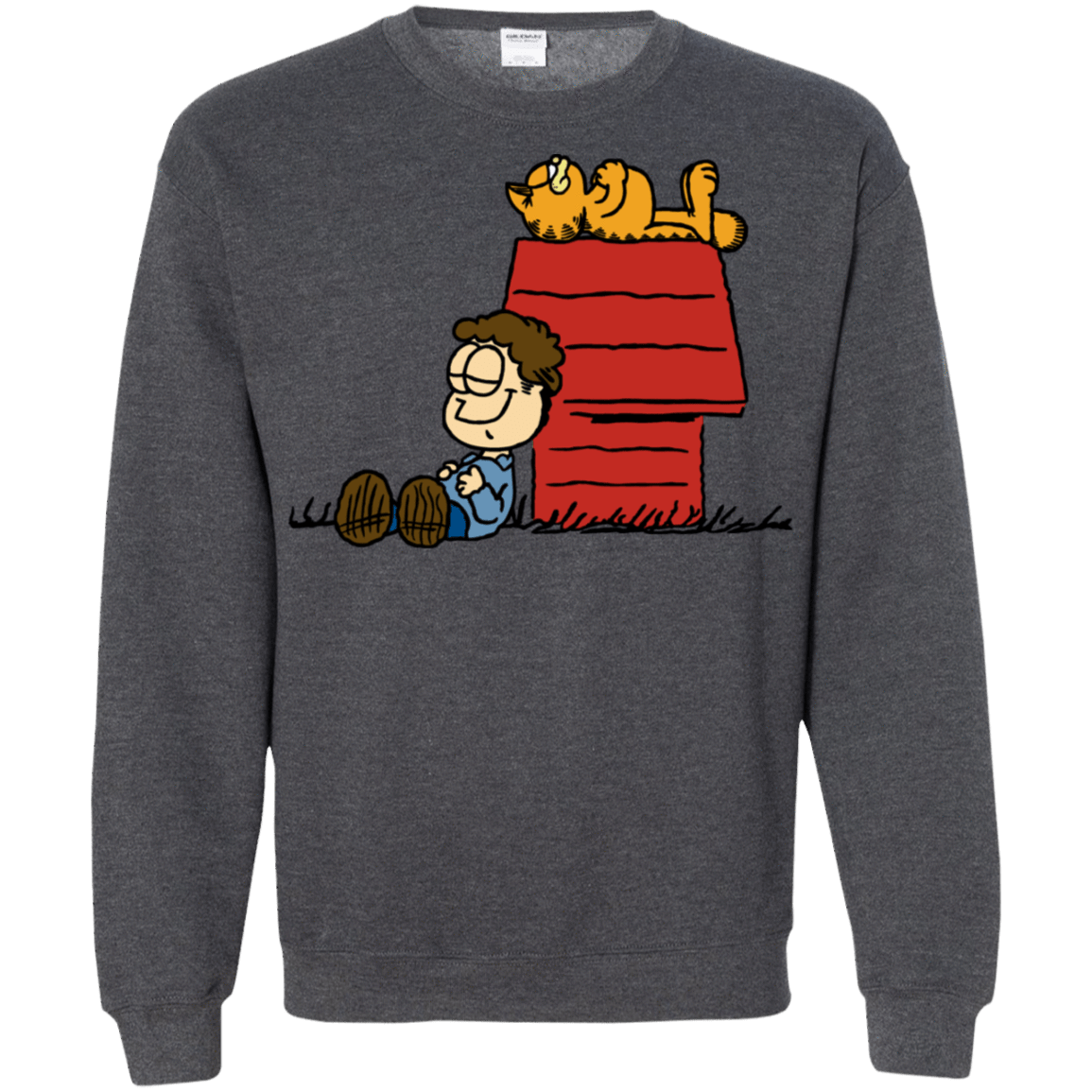 Sweatshirts Dark Heather / S Jon Brown Crewneck Sweatshirt