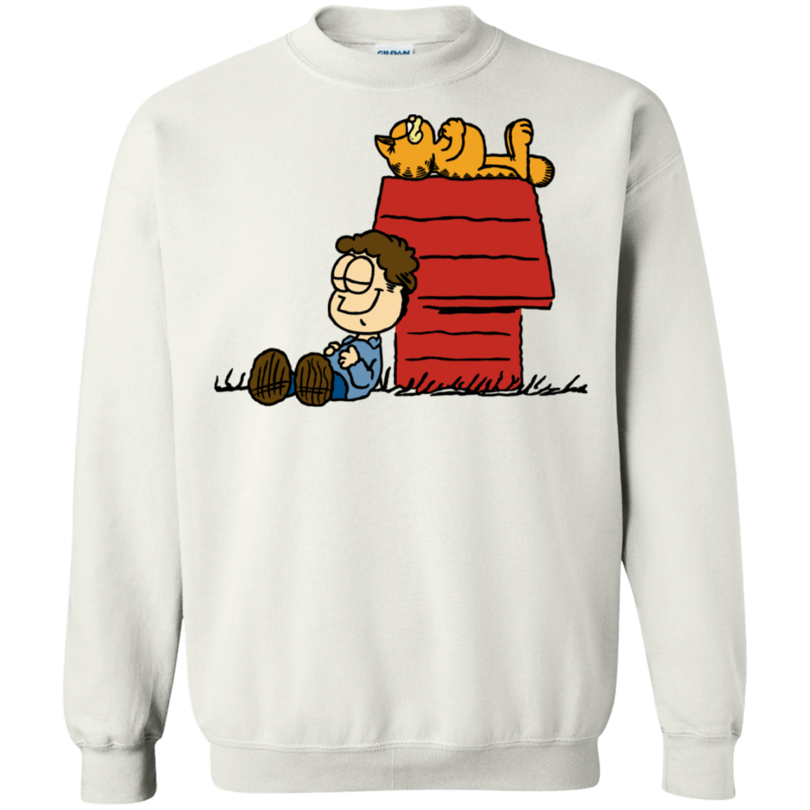 Sweatshirts White / S Jon Brown Crewneck Sweatshirt
