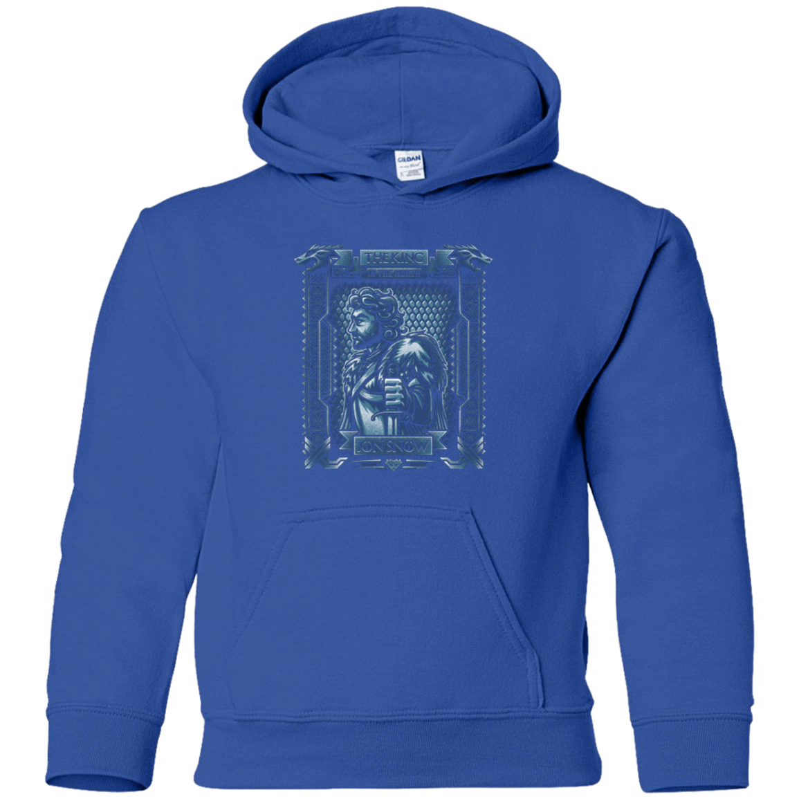 Sweatshirts Royal / YS Jon Snow King in the North Youth Hoodie