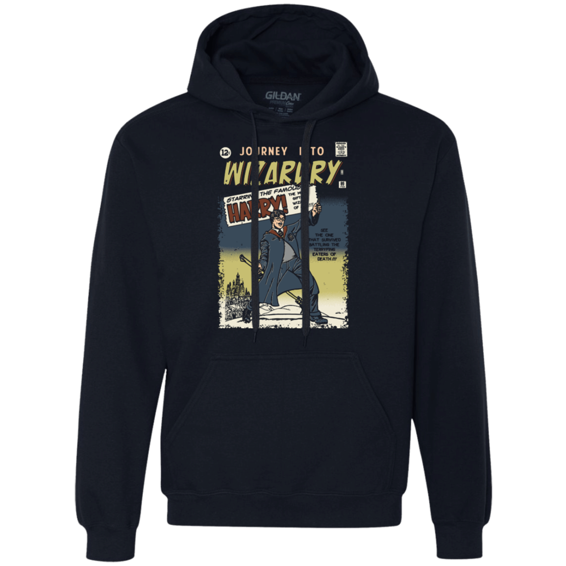 Sweatshirts Navy / Small Journey into Wizardry Premium Fleece Hoodie