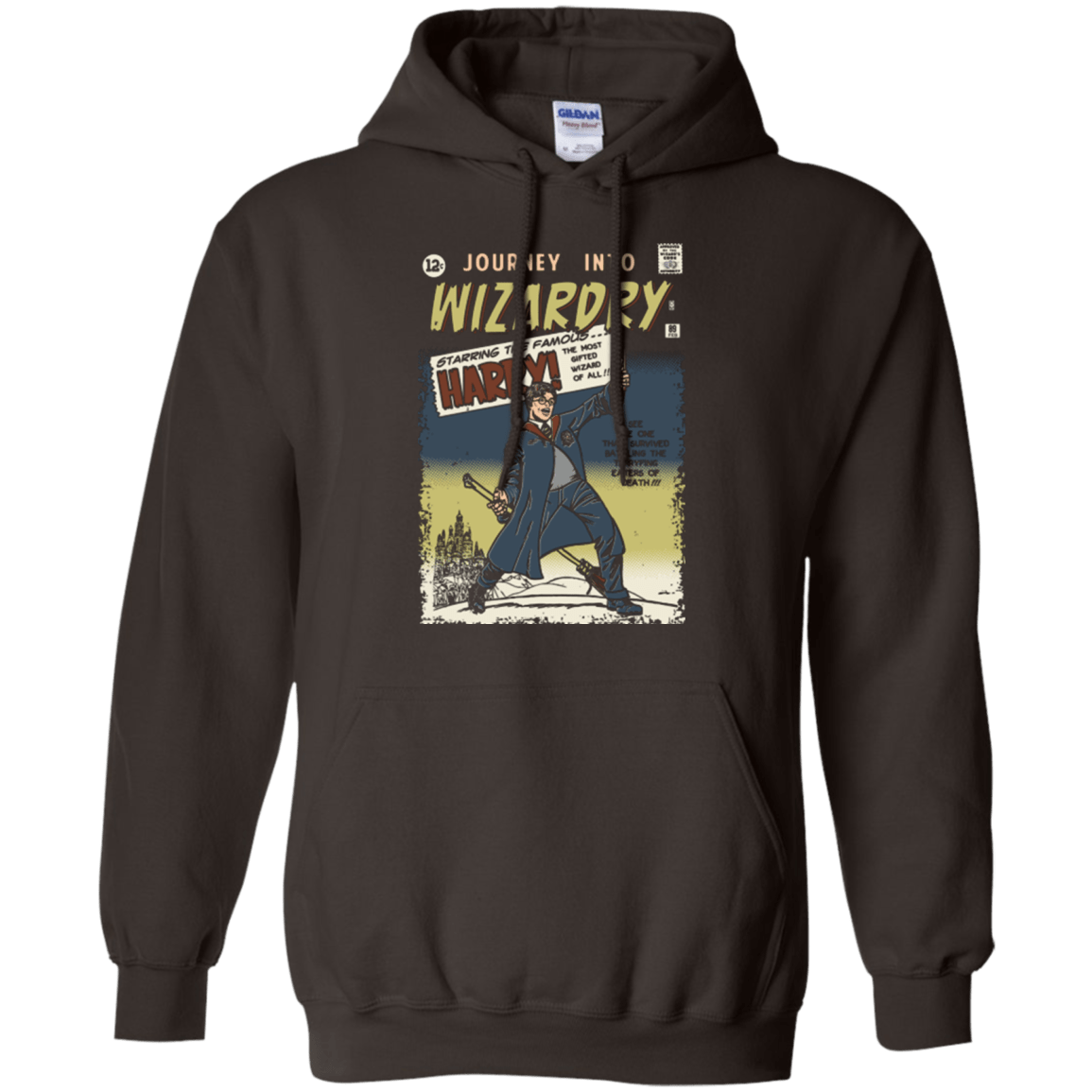 Sweatshirts Dark Chocolate / Small Journey into Wizardry Pullover Hoodie
