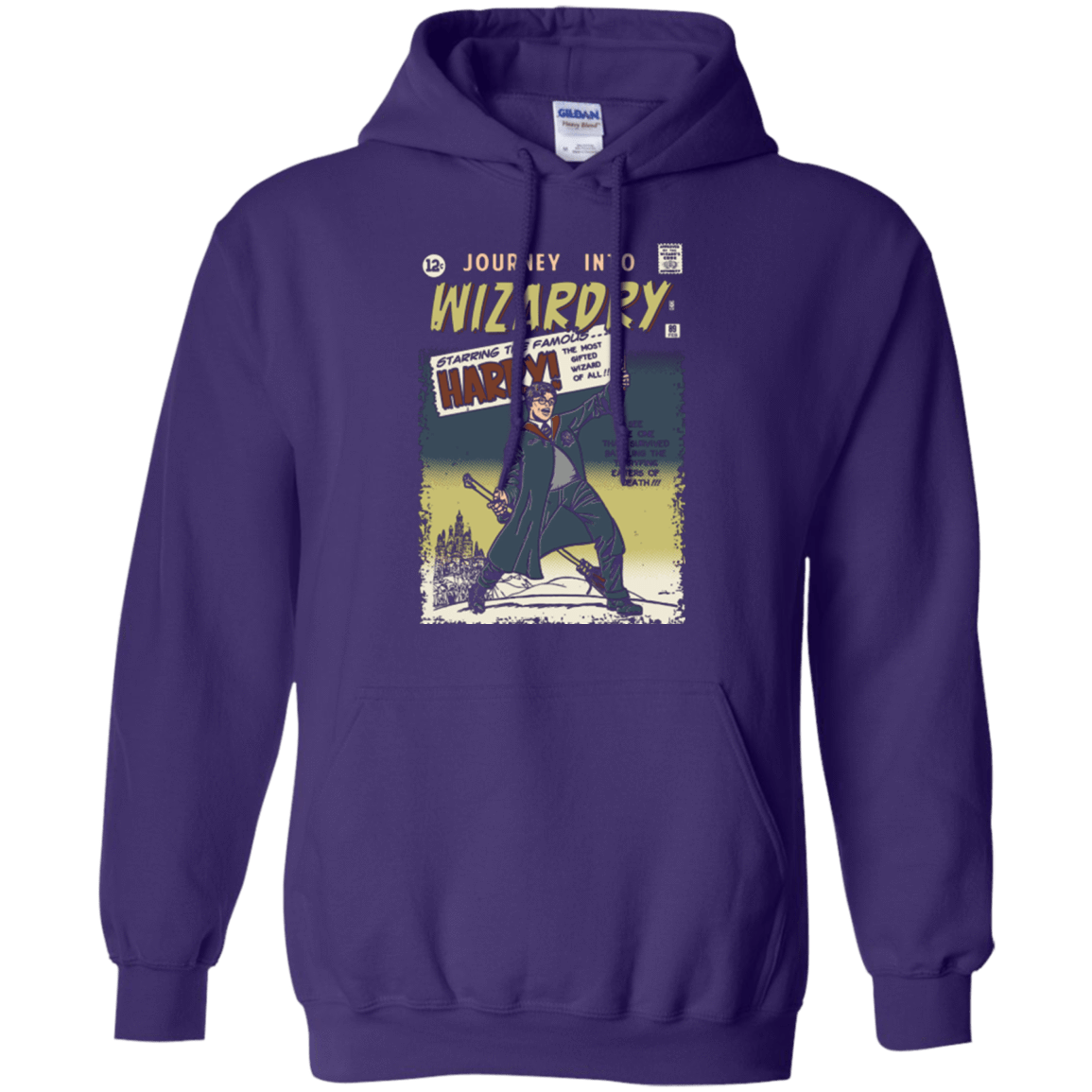 Sweatshirts Purple / Small Journey into Wizardry Pullover Hoodie