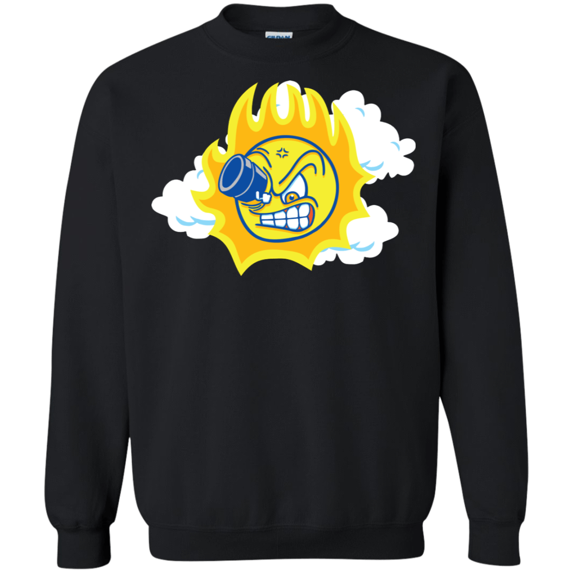 Sweatshirts Black / S Journey To The Angry Sun Crewneck Sweatshirt