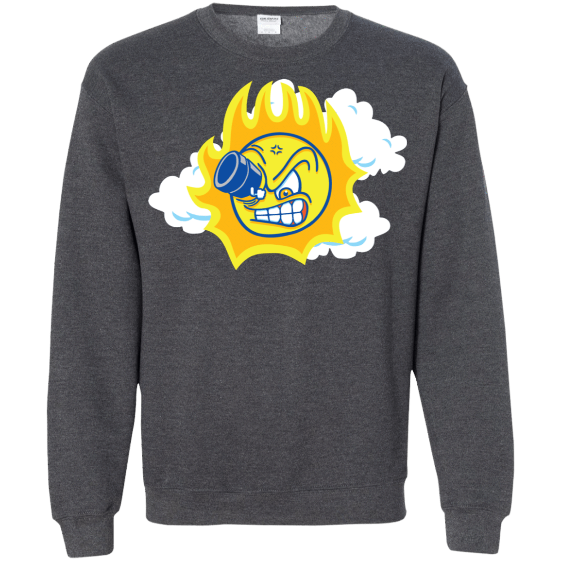 Sweatshirts Dark Heather / S Journey To The Angry Sun Crewneck Sweatshirt