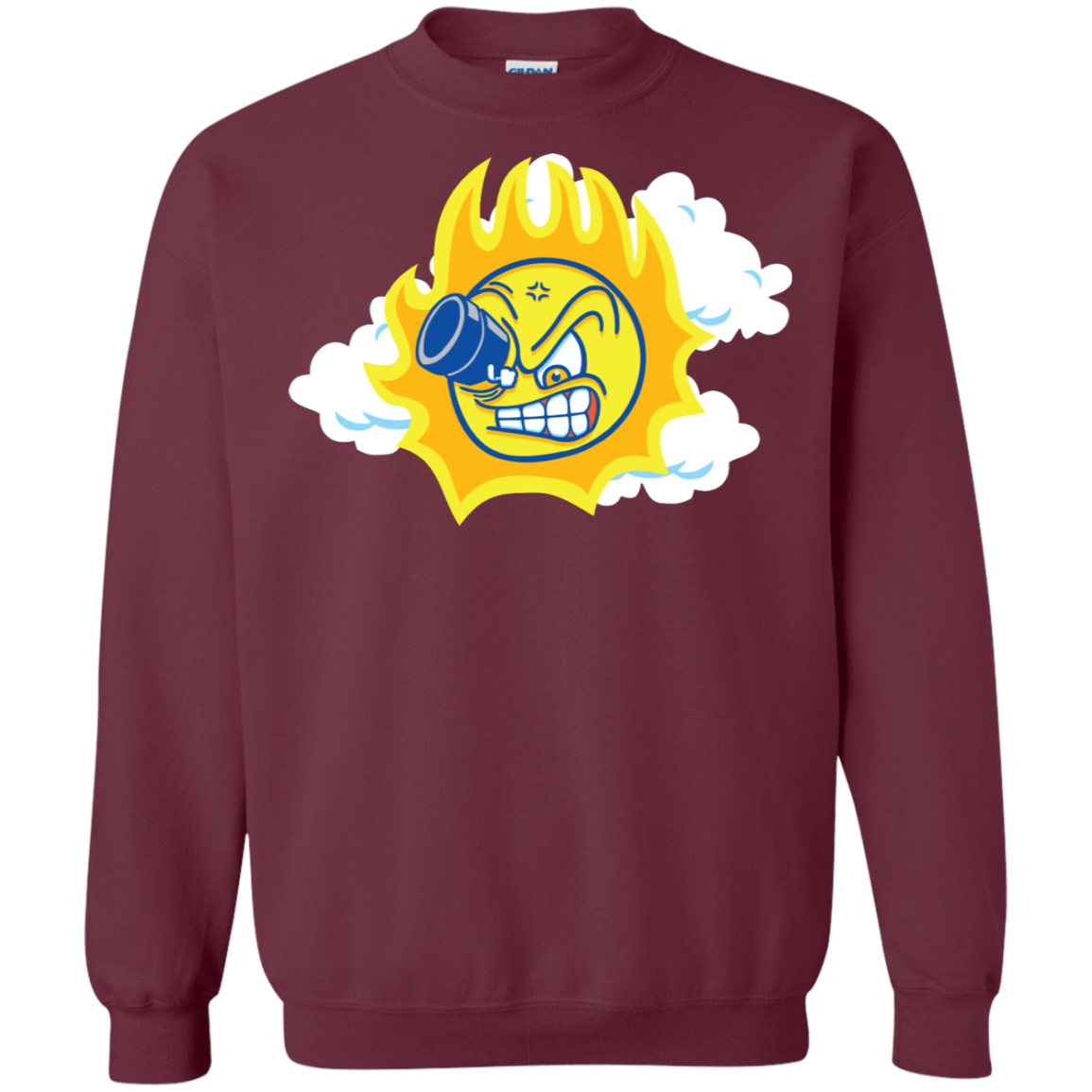 Sweatshirts Maroon / S Journey To The Angry Sun Crewneck Sweatshirt