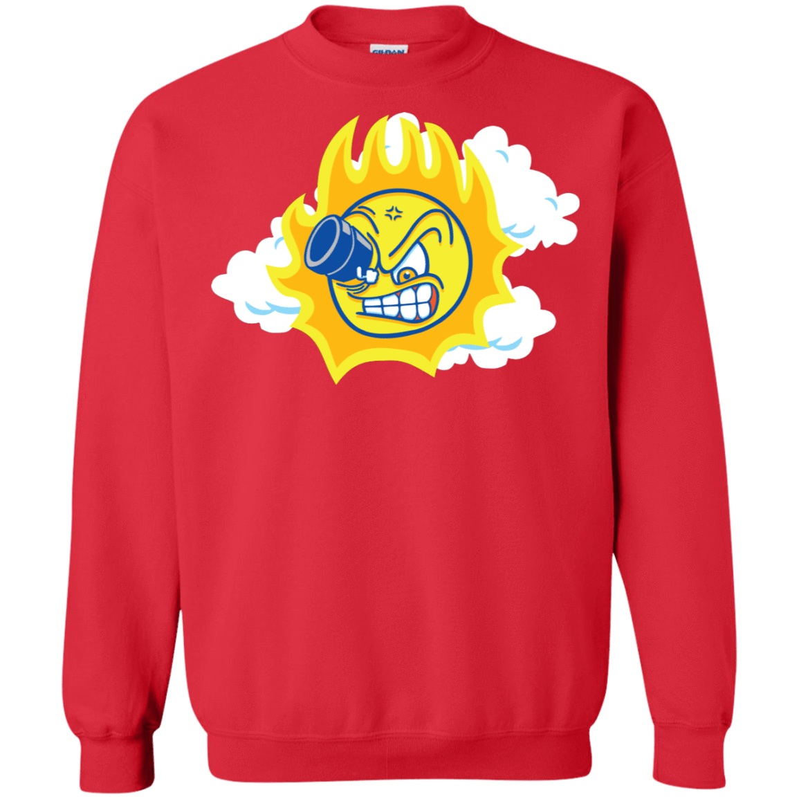 Sweatshirts Red / S Journey To The Angry Sun Crewneck Sweatshirt