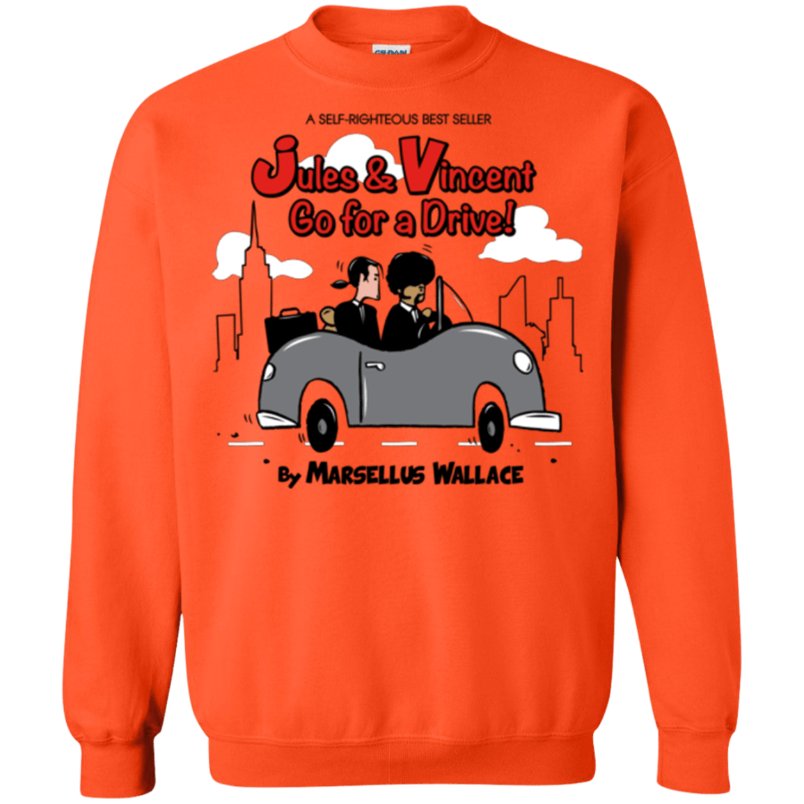 Sweatshirts Orange / Small Jules n Vincent Crewneck Sweatshirt