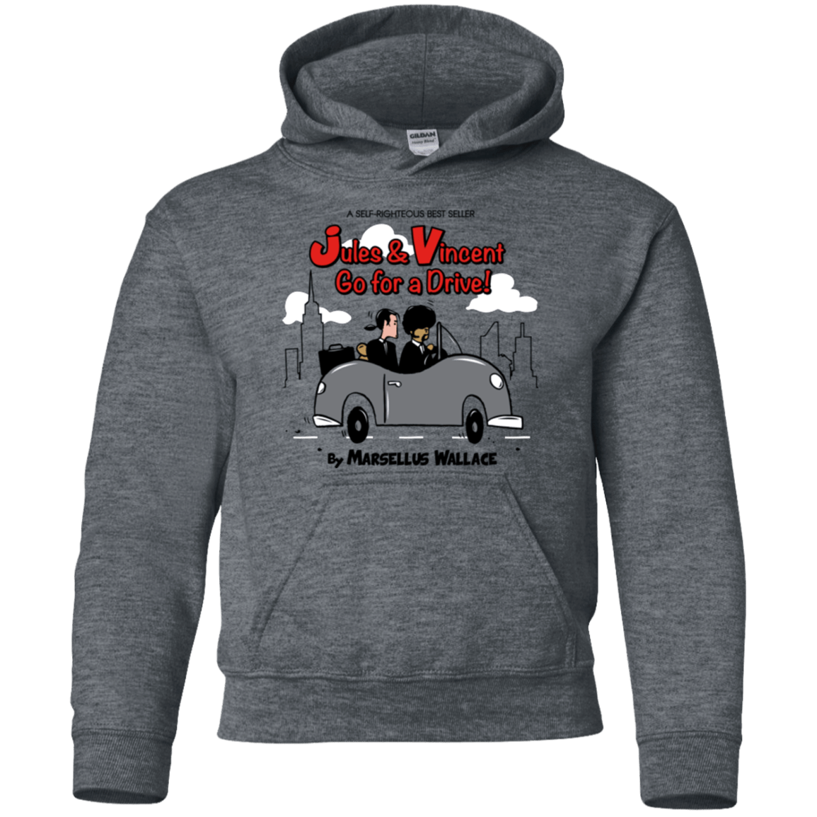 Sweatshirts Dark Heather / YS Jules n Vincent Youth Hoodie