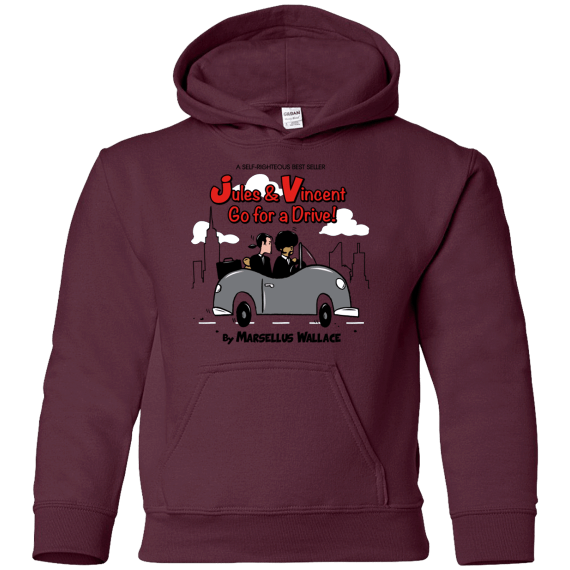 Sweatshirts Maroon / YS Jules n Vincent Youth Hoodie