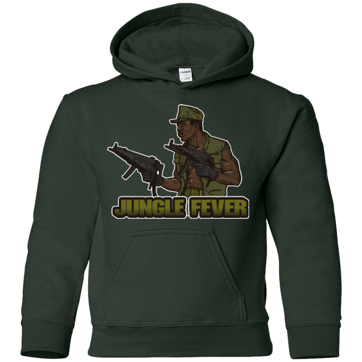 Sweatshirts Forest Green / YS Jungle Fever Youth Hoodie