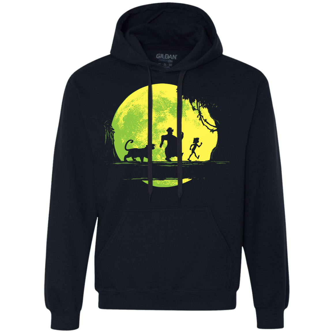 Sweatshirts Navy / S Jungle Moonwalk Premium Fleece Hoodie