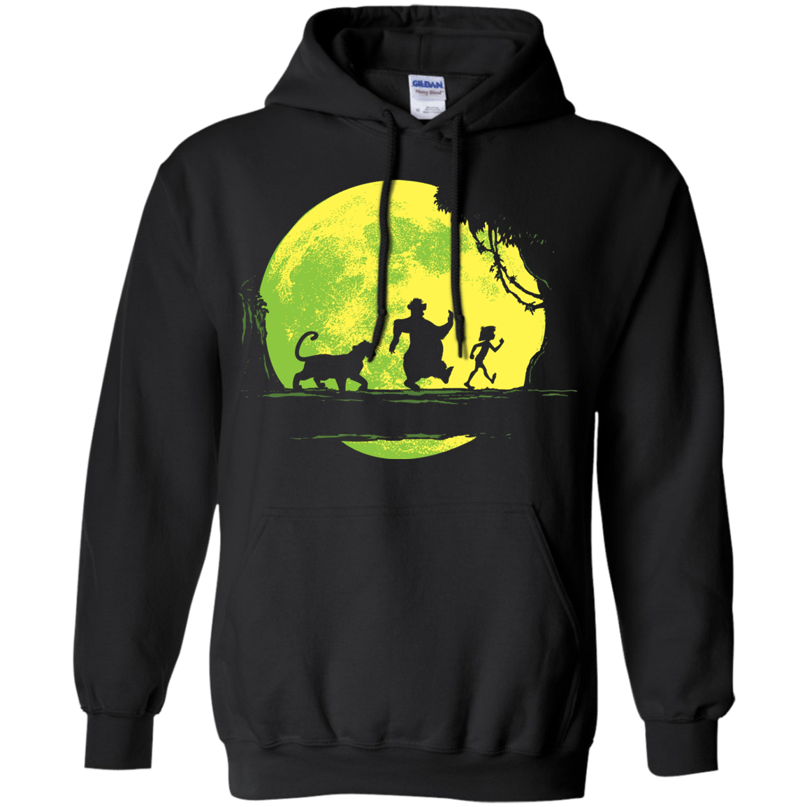 Sweatshirts Black / S Jungle Moonwalk Pullover Hoodie